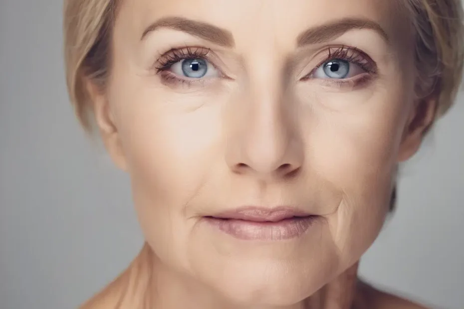 Woman needing an eye lift